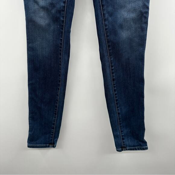 Madewell 10" High-Rise Skinny Jeans in Danny Wash:‎ Tencel Denim Edition Sz 23T - Picture 5 of 15